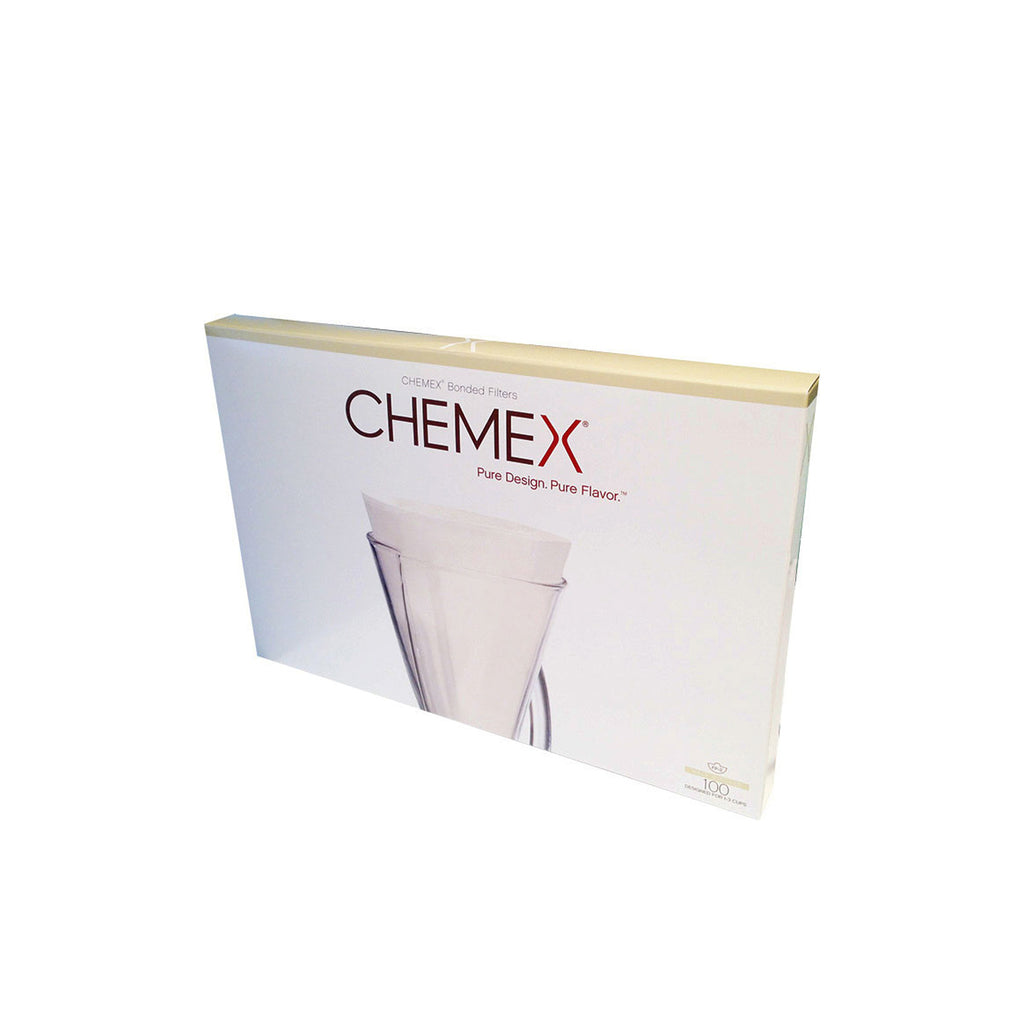 Chemex 3 cup Bonded Filters Half circles Caffenation Specialty
