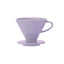 Hario V60 Size 2 Ceramic Dripper - Pink, Purple and Mat Black