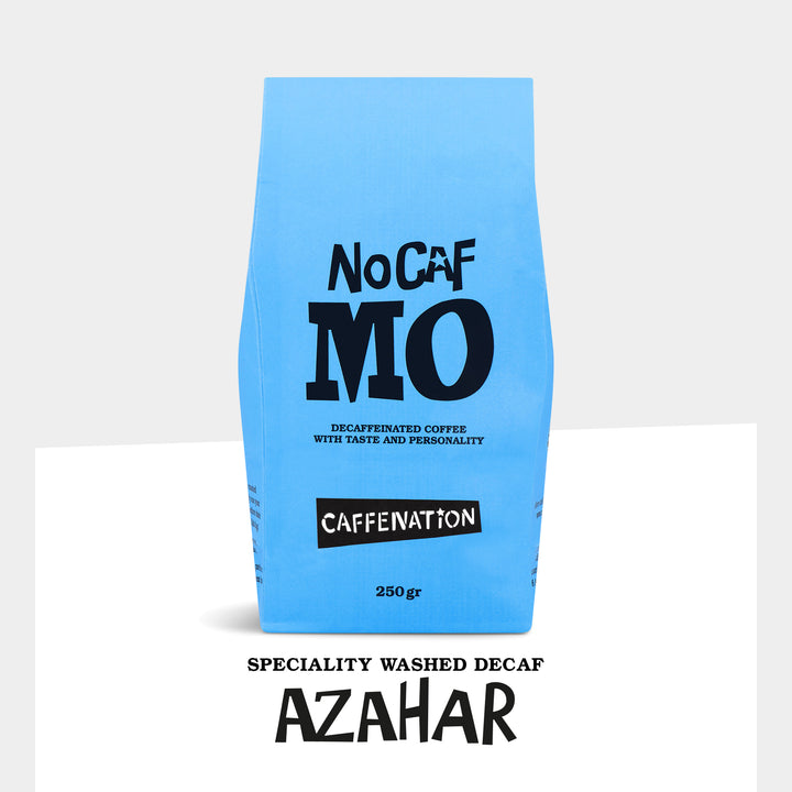 Pack shot of the Specialty Washed Decaf Azahar coffee