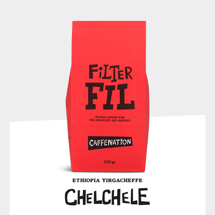Pack shot of Ethiopia Yirgacheffe Chelchele filter coffee