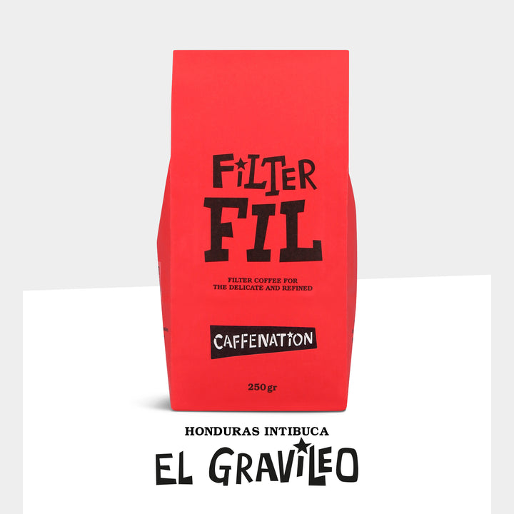 Pack shot of Honduras Intibuca El Gravileo filter coffee